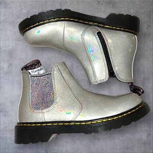 Dr. Martens Silver Kids Boots